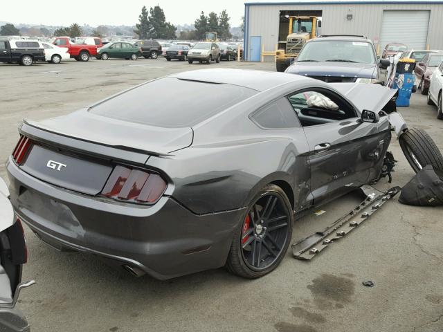 1FA6P8CF7H5203959 - 2017 FORD MUSTANG GT GRAY photo 4