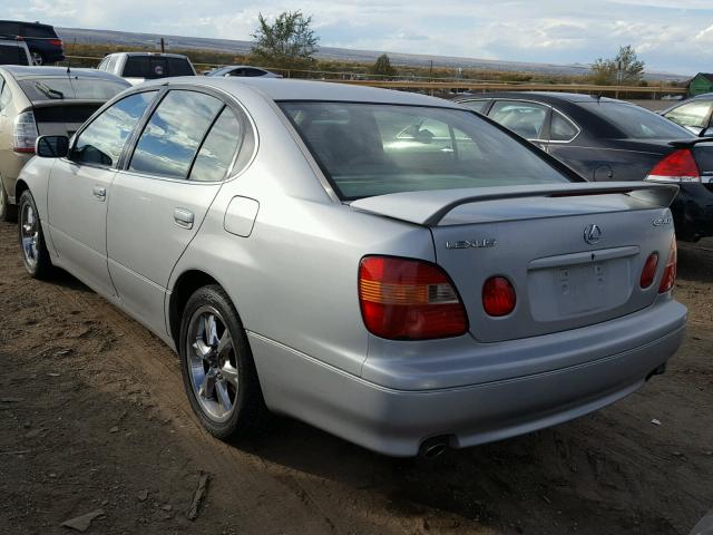 JT8BH68X2W0002779 - 1998 LEXUS GS 400 SILVER photo 3