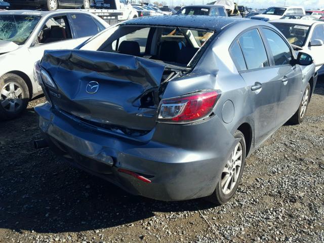 JM1BL1V88C1669314 - 2012 MAZDA 3 I GRAY photo 4