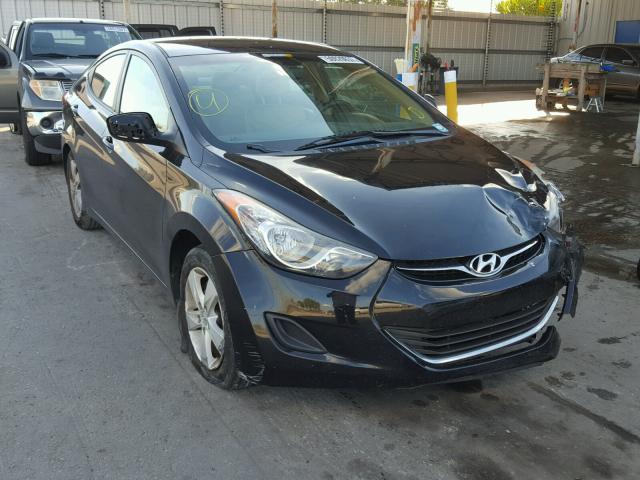 KMHDH4AE9BU143984 - 2011 HYUNDAI ELANTRA GL BLACK photo 1