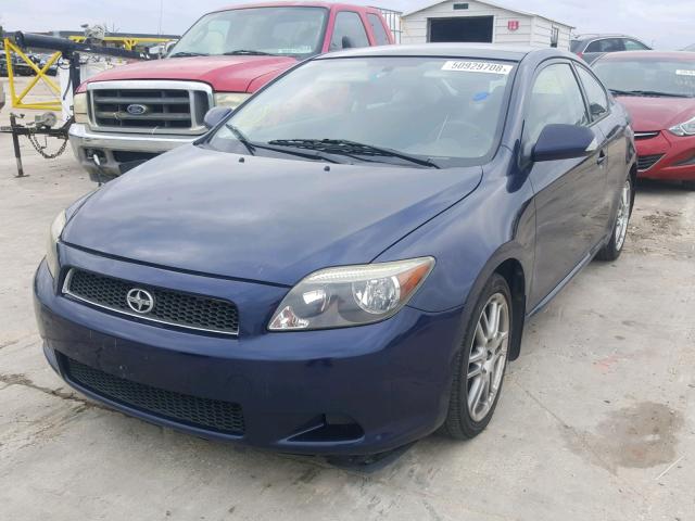 JTKDE167470192233 - 2007 TOYOTA SCION BLUE photo 2