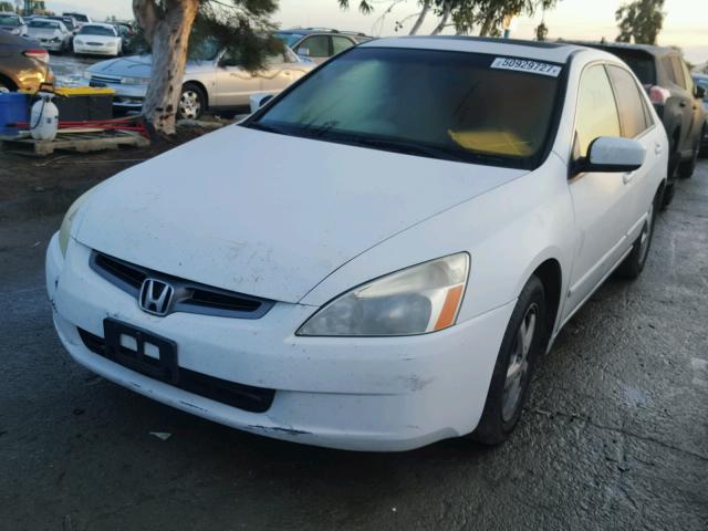 JHMCM566X3C023412 - 2003 HONDA ACCORD EX WHITE photo 2