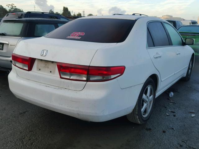 JHMCM566X3C023412 - 2003 HONDA ACCORD EX WHITE photo 4