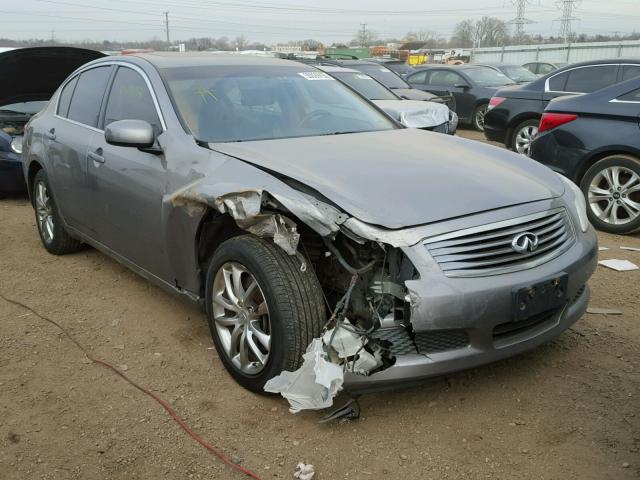 JNKBV61F57M804201 - 2007 INFINITI G35 GRAY photo 1