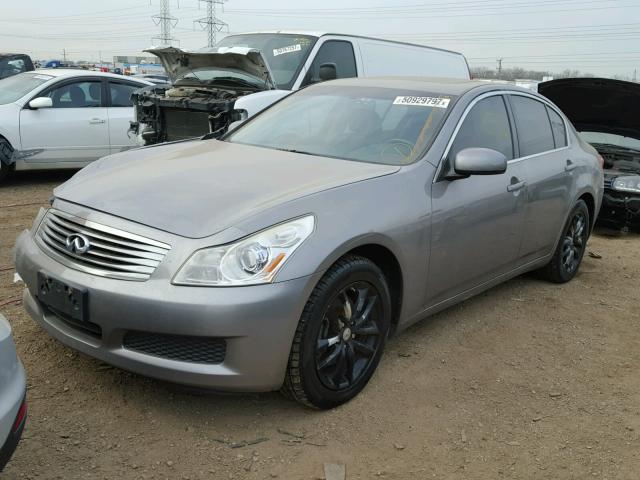 JNKBV61F57M804201 - 2007 INFINITI G35 GRAY photo 2