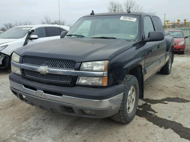 1GCEK19T53Z135042 - 2003 CHEVROLET SILVERADO BLACK photo 2