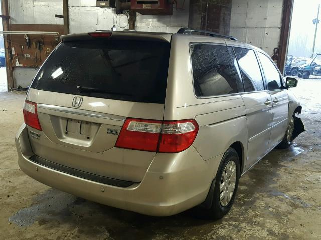 5FNRL38896B029694 - 2006 HONDA ODYSSEY TO SILVER photo 4