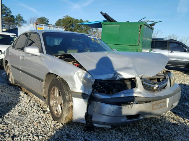 2G1WF52E329300812 - 2002 CHEVROLET IMPALA SILVER photo 1