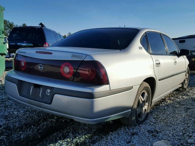 2G1WF52E329300812 - 2002 CHEVROLET IMPALA 银色 照片 4