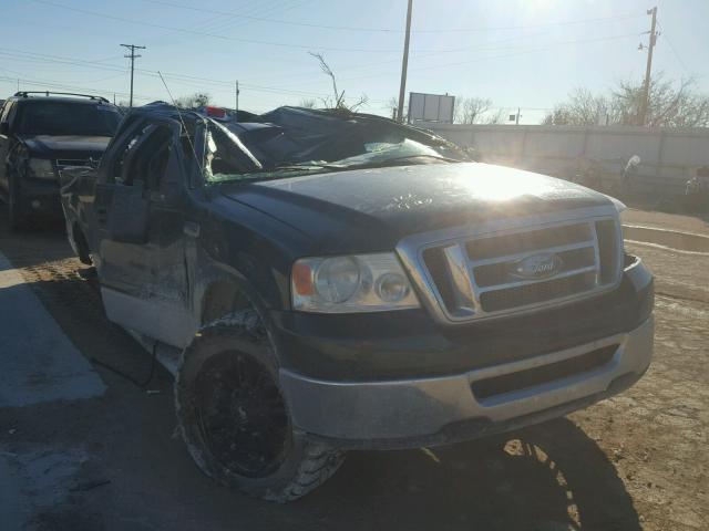 1FTRW12W37KD08386 - 2007 FORD F150 SUPER GREEN photo 1