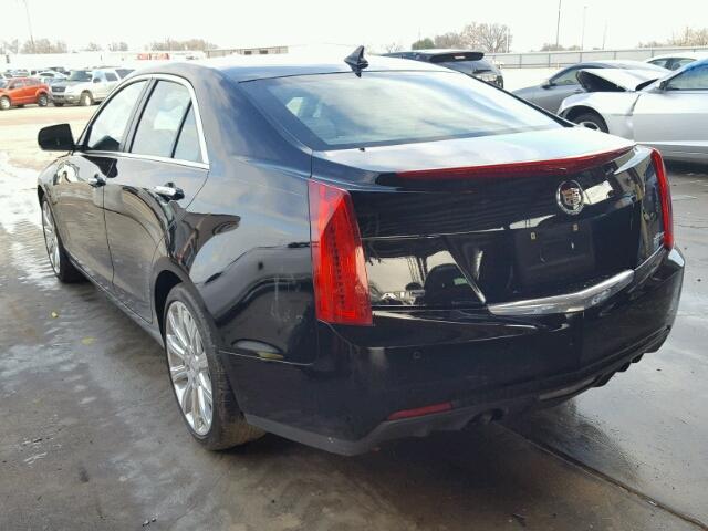 1G6AB5RX1D0162661 - 2013 CADILLAC ATS LUXURY BLACK photo 3