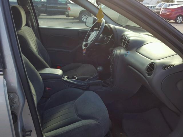 1G2NE52T2YM876184 - 2000 PONTIAC GRAND AM S ვერცხლისფერი ფოტო 5