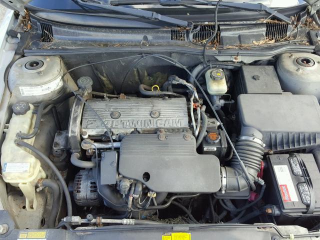 1G2NE52T2YM876184 - 2000 PONTIAC GRAND AM S ვერცხლისფერი ფოტო 7