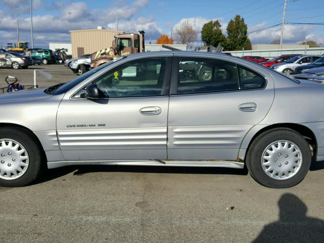1G2NE52T2YM876184 - 2000 PONTIAC GRAND AM S ვერცხლისფერი ფოტო 9
