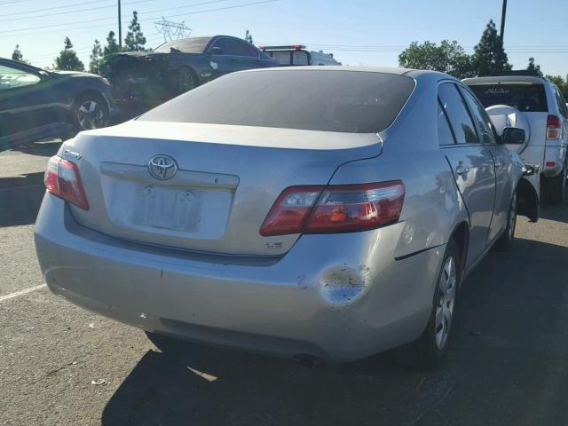 4T1BE46K57U075401 - 2007 TOYOTA CAMRY NEW SILVER photo 4