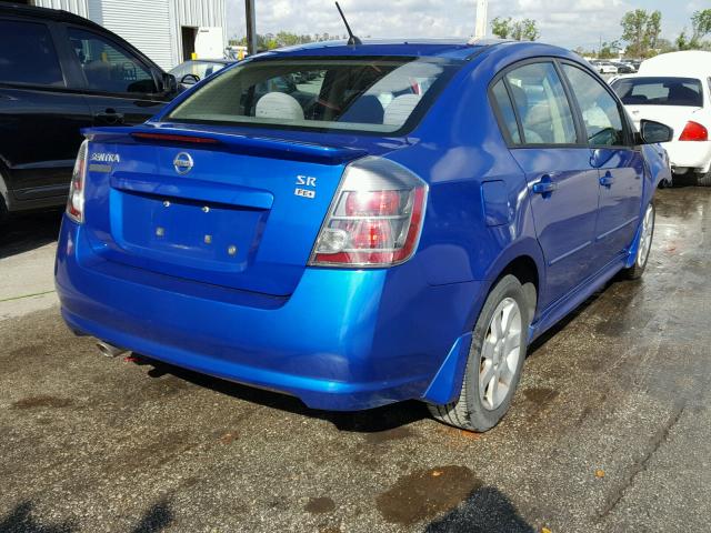 3N1AB61E99L663078 - 2009 NISSAN SENTRA 2.0 BLUE photo 4