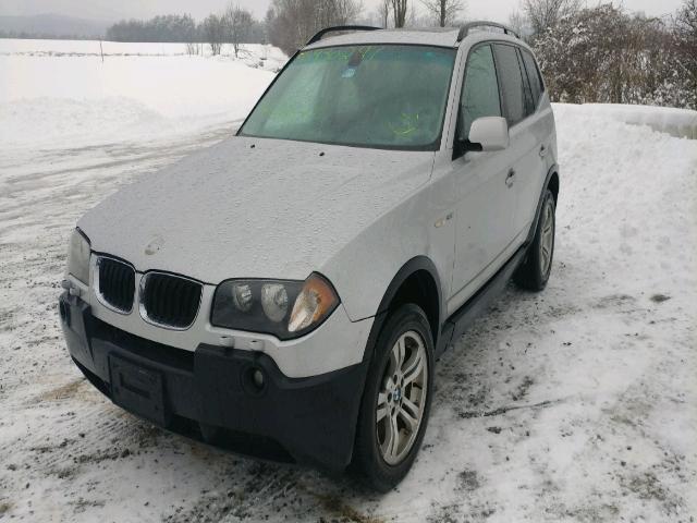 WBXPA93495WD14884 - 2005 BMW X3 3.0I SILVER photo 2