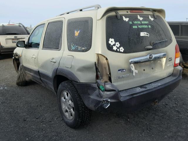 4F2CZ96144KM20734 - 2004 MAZDA TRIBUTE ES BROWN photo 3