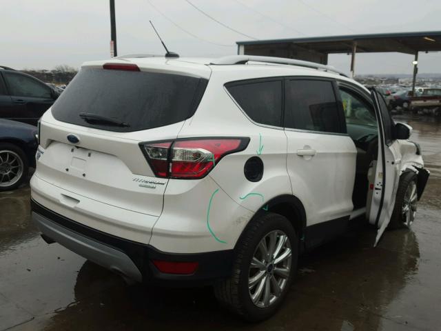 1FMCU0J96HUA64123 - 2017 FORD ESCAPE TIT WHITE photo 4