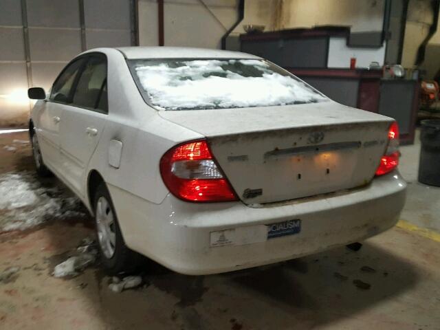 4T1BE32K93U173289 - 2003 TOYOTA CAMRY LE თეთრი ფოტო 3