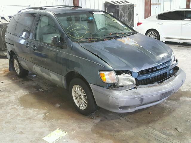 4T3ZF13C3YU180826 - 2000 TOYOTA SIENNA LE GRAY photo 1