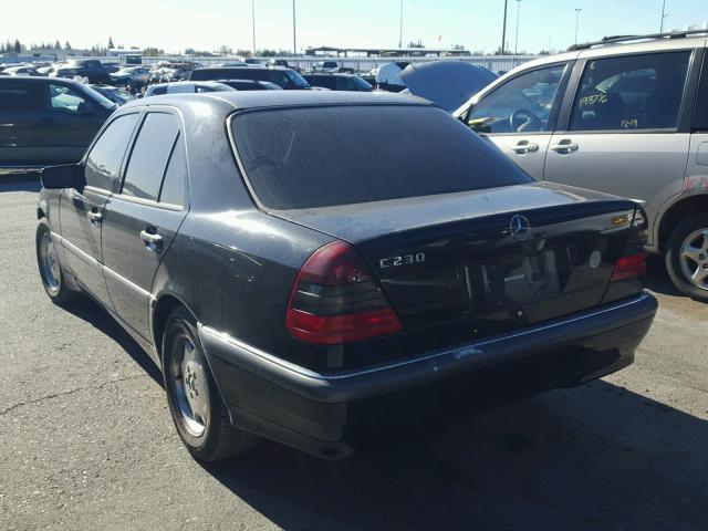 WDBHA23G5WA602351 - 1998 MERCEDES-BENZ C 230 BLACK photo 3