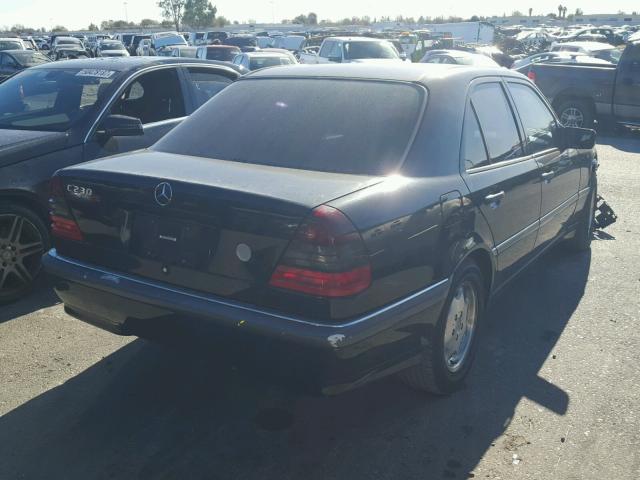 WDBHA23G5WA602351 - 1998 MERCEDES-BENZ C 230 BLACK photo 4