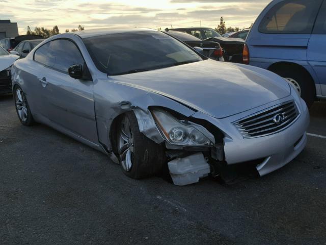 JNKCV64E78M122672 - 2008 INFINITI G37 BASE SILVER photo 1