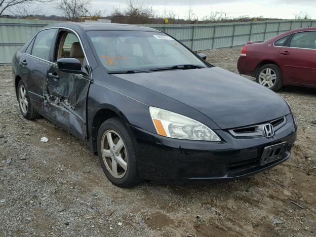 1HGCM56874A004124 - 2004 HONDA ACCORD EX BLACK photo 1