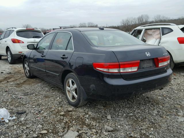 1HGCM56874A004124 - 2004 HONDA ACCORD EX BLACK photo 3