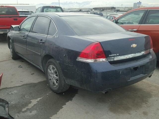 2G1WS58RX79367422 - 2007 CHEVROLET IMPALA POL BLUE photo 3