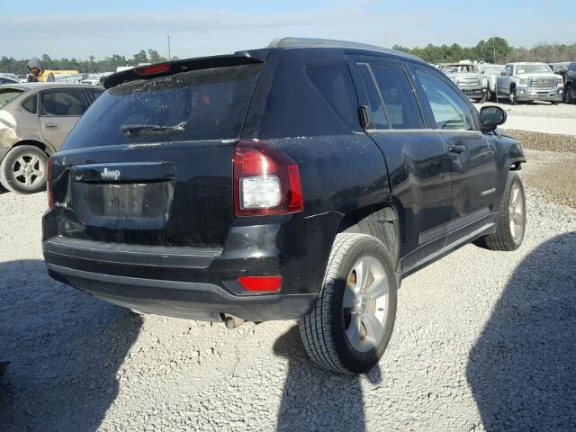 1C4NJDBB2ED672330 - 2014 JEEP COMPASS SP BLACK photo 4