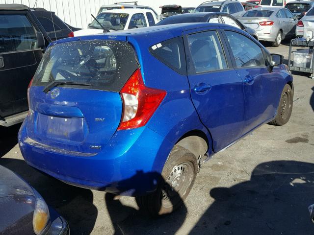 3N1CE2CP6FL401800 - 2015 NISSAN VERSA NOTE BLUE photo 4