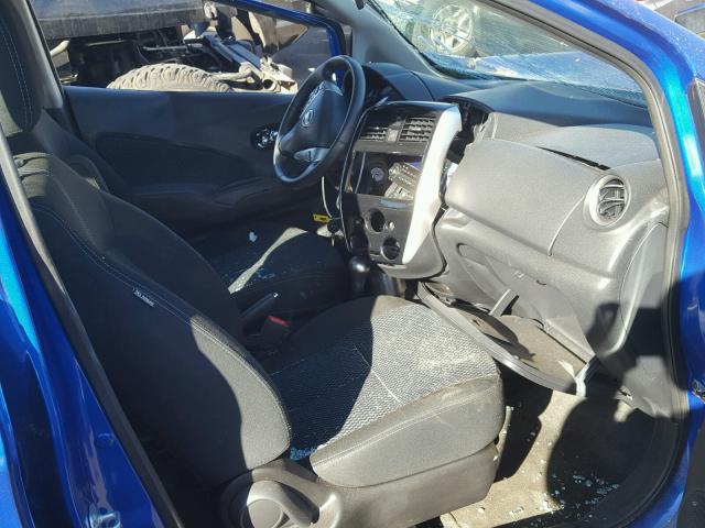 3N1CE2CP6FL401800 - 2015 NISSAN VERSA NOTE BLUE photo 5