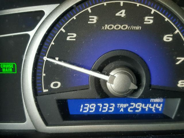 19XFA16969E010300 - 2009 HONDA CIVIC EXL SILVER photo 8