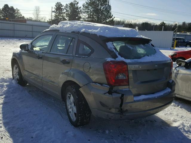 1B3HB48BX7D218669 - 2007 DODGE CALIBER SX GOLD photo 3