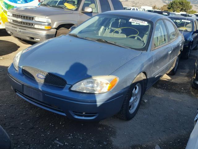 1FAFP53295A120452 - 2005 FORD TAURUS SE BLUE photo 2