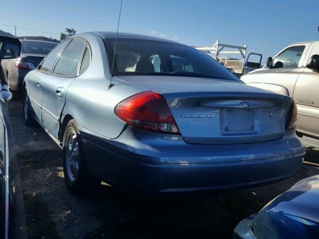 1FAFP53295A120452 - 2005 FORD TAURUS SE BLUE photo 3