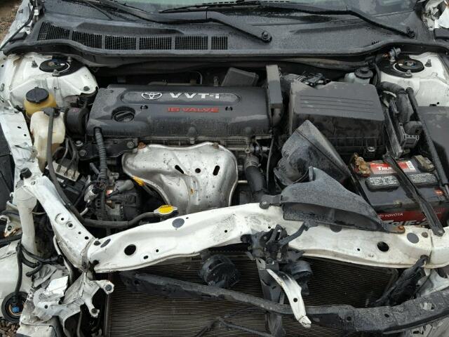 4T1BE46K19U851428 - 2009 TOYOTA CAMRY BASE WHITE photo 7