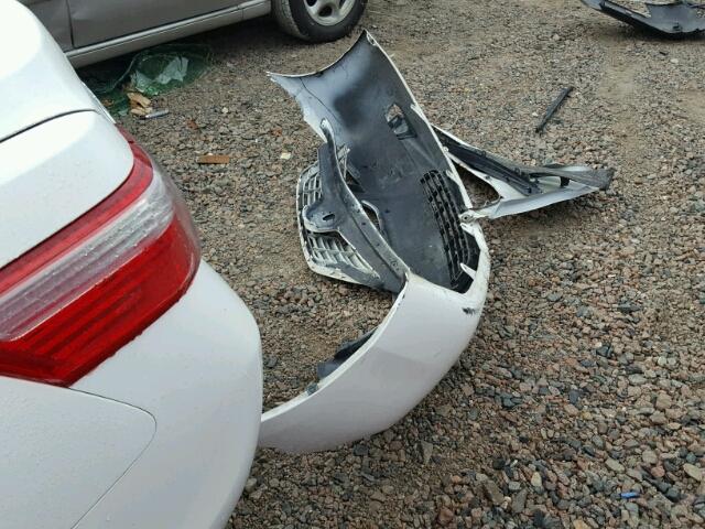 4T1BE46K19U851428 - 2009 TOYOTA CAMRY BASE WHITE photo 9