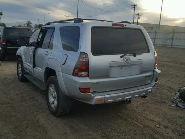 JTEZU14R850045037 - 2005 TOYOTA 4RUNNER SR SILVER photo 3