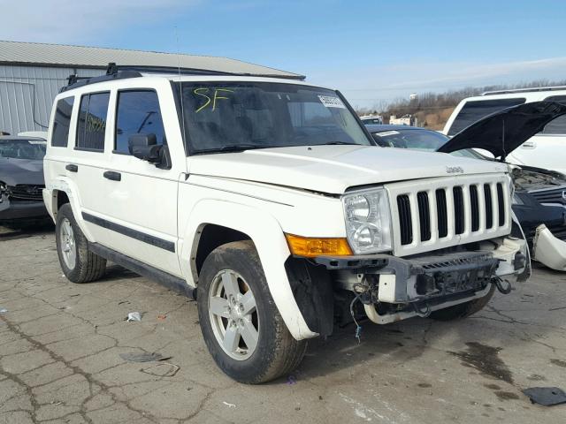 1J8HG48K26C104419 - 2006 JEEP COMMANDER WHITE photo 1