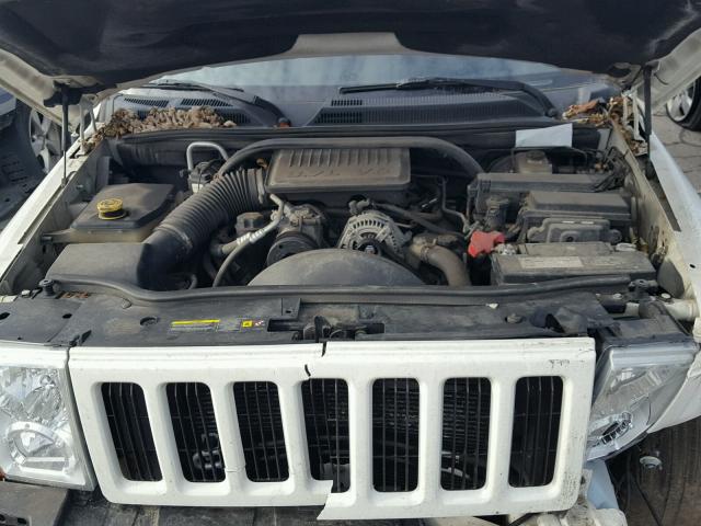 1J8HG48K26C104419 - 2006 JEEP COMMANDER თეთრი ფოტო 7