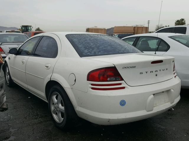 1B3EL46J15N505576 - 2005 DODGE STRATUS SX WHITE photo 3