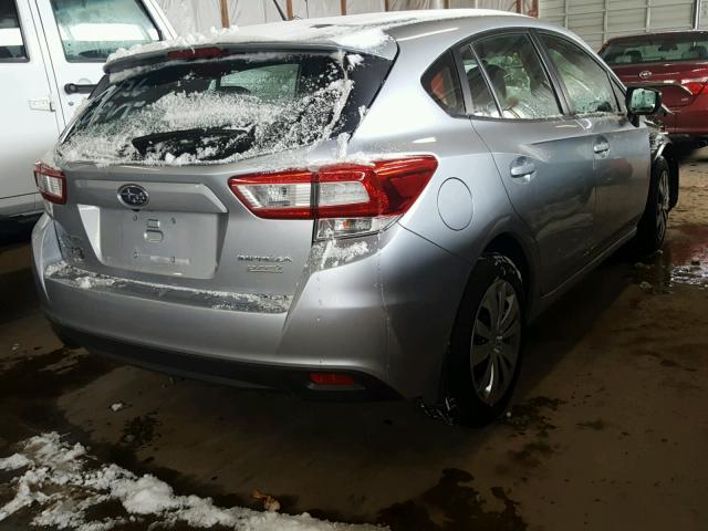 4S3GTAA6XH3724528 - 2017 SUBARU IMPREZA GRAY photo 4