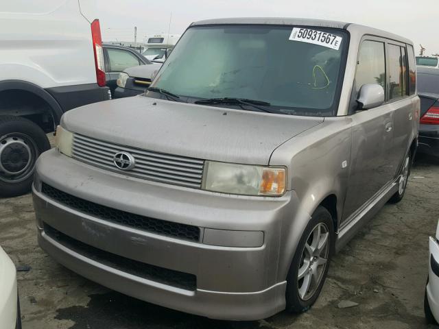JTLKT324450207388 - 2005 TOYOTA SCION XB Gris foto 2