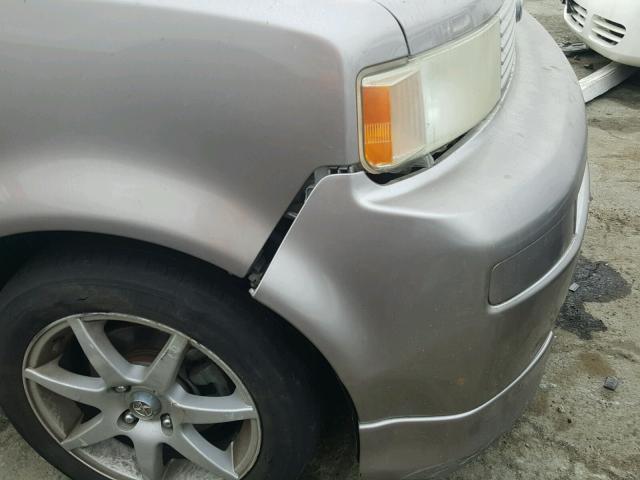 JTLKT324450207388 - 2005 TOYOTA SCION XB Gris foto 9