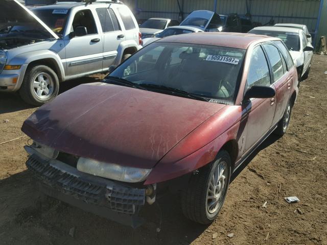 1G8ZK8271WZ126800 - 1998 SATURN SW2 RED photo 2