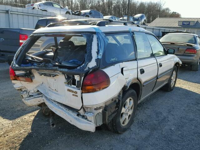 4S3BG6856W7625834 - 1998 SUBARU LEGACY 30T WHITE photo 4