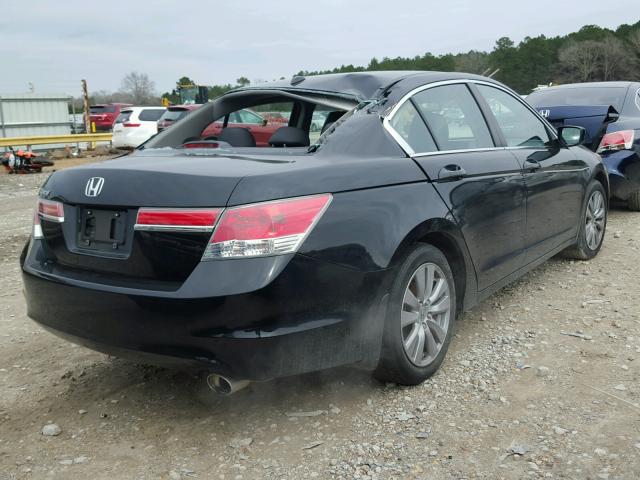 1HGCP2F81CA137062 - 2012 HONDA ACCORD EXL BLACK photo 4